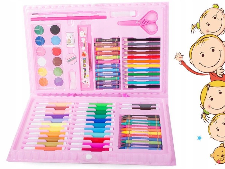 Zestaw plastyczny 86 elementów