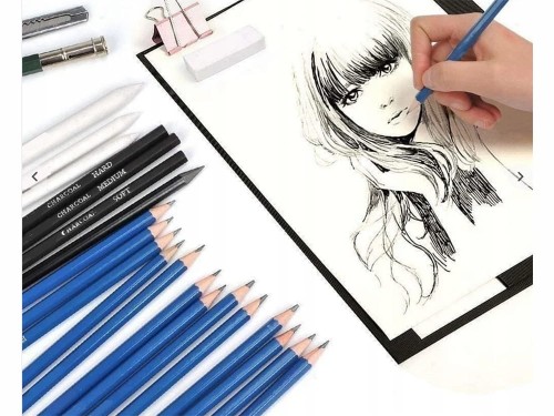 ZESTAW DO SZKICOWANIA RYSOWANIA PROFESJONALNY 32w1