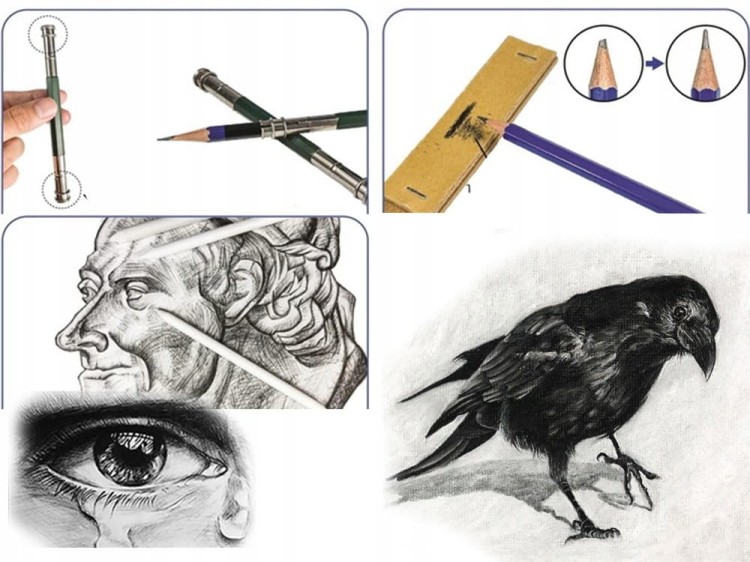 Zestaw rysunkowy  74 elementy