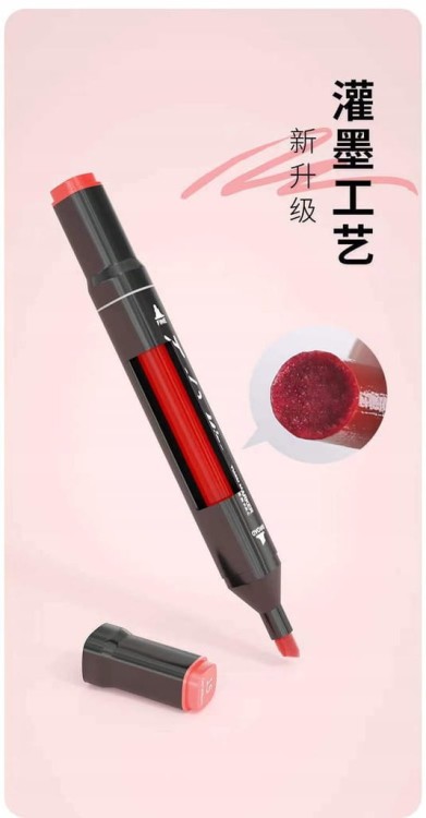 MARKERY ALKOHOLOWE 80 SZT Flamastry Mazaki Pisaki Dwustronne Pro + TORBA