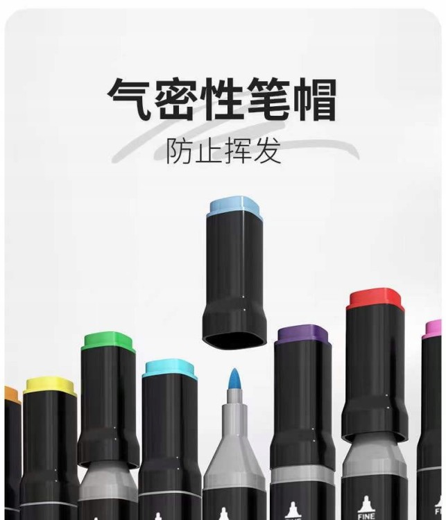 MARKERY ALKOHOLOWE 80 SZT Flamastry Mazaki Pisaki Dwustronne Pro + TORBA